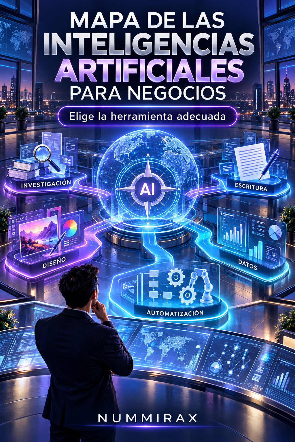 Portada de Mapa de las inteligencias artificiales para negocios
