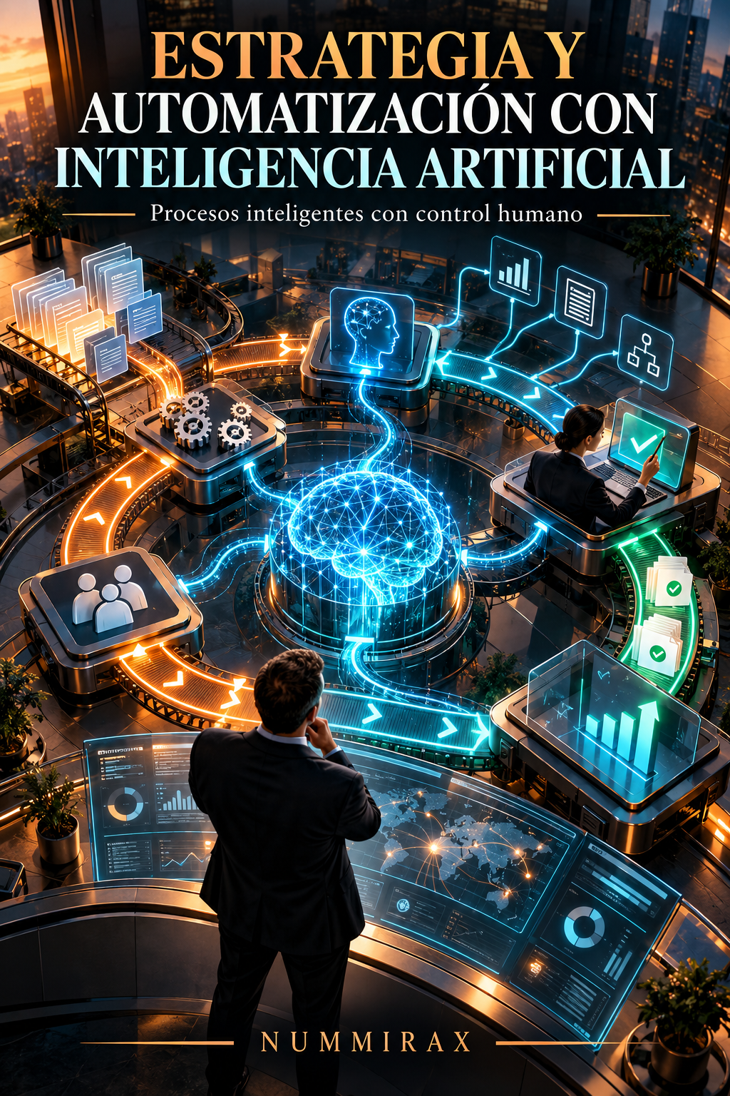 Portada de Estrategia y automatización con inteligencia artificial
