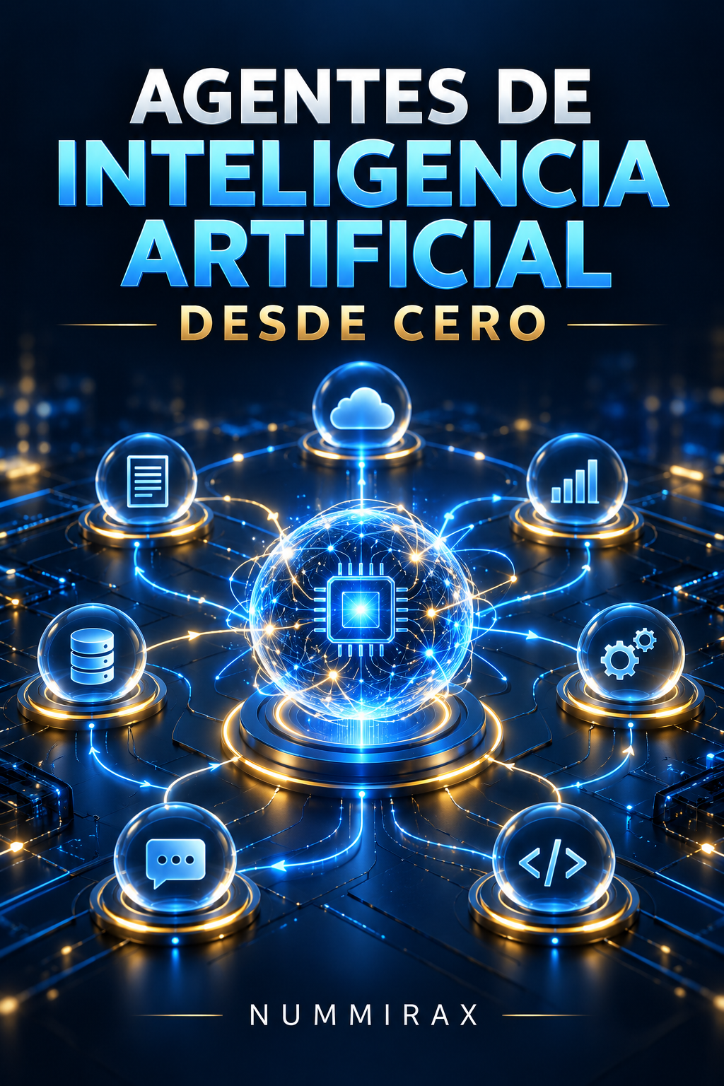 Portada de Agentes de inteligencia artificial desde cero