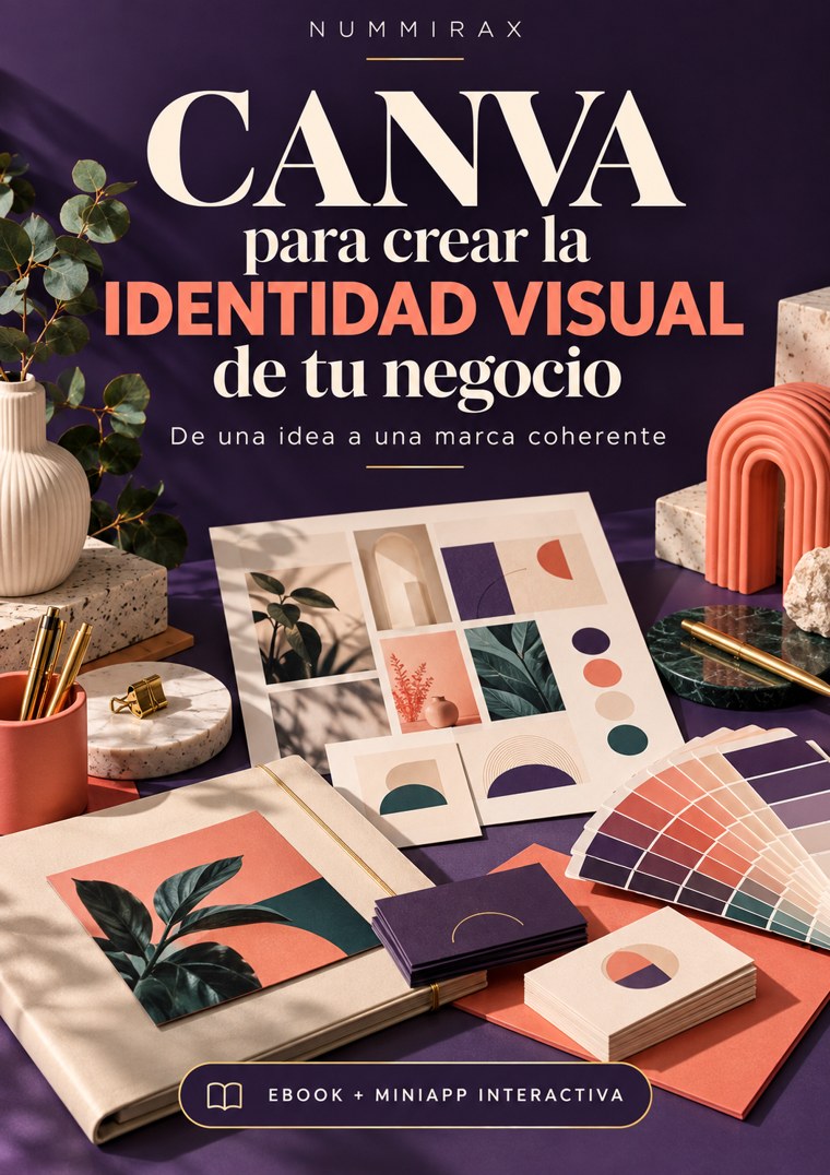 Portada de Canva para crear la identidad visual de tu negocio — Miniapp interactiva