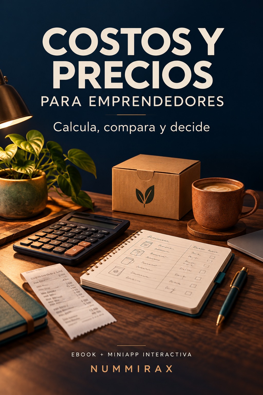 Portada de Costos y precios para emprendedores: calcula, compara y decide — Miniapp interactiva