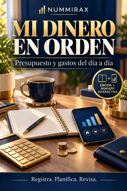 Portada de Mi dinero en orden: presupuesto y gastos del día a día — Miniapp interactiva