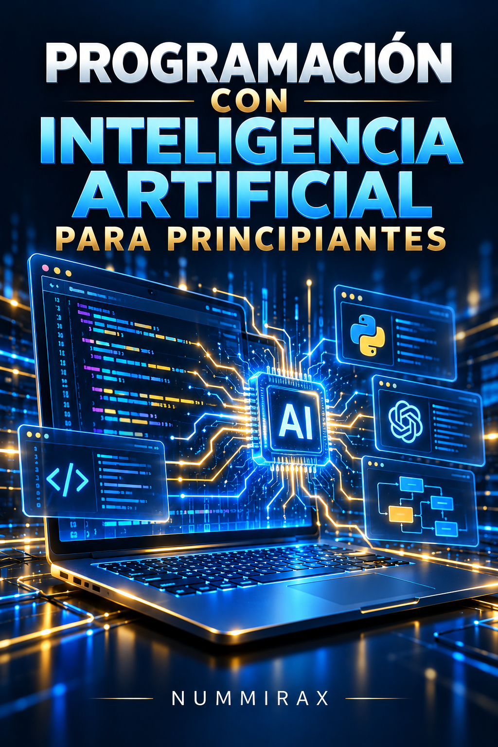Portada de Programación con inteligencia artificial para principiantes