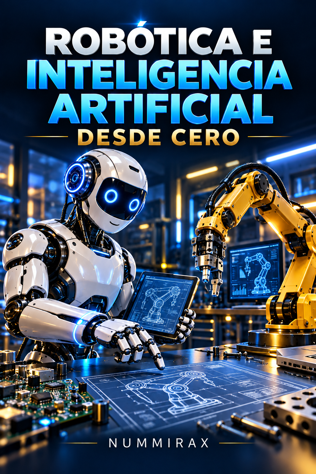 Portada de Robótica e inteligencia artificial desde cero
